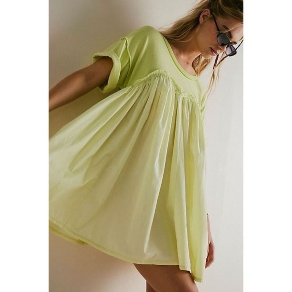 Free People Light Green Midi Dress